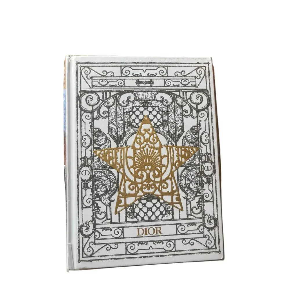 NEW Rare Christian Dior Novelty Notebook Gold Limited edition‎ Book Holiday